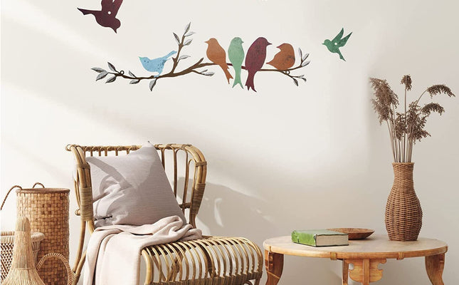 Modern Hanging Bird Branch Home Decor