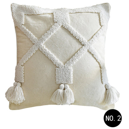 Simple Textured Decorative Cushion Cover