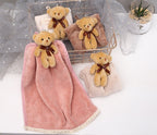 Soft Coral Fleece Dish Cloth/Hand Towel