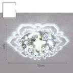 Elegant Entryway/Hallway Mini Crystal Lamp