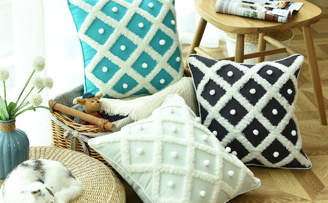 Elegant Home Decor Round Cushion Cover