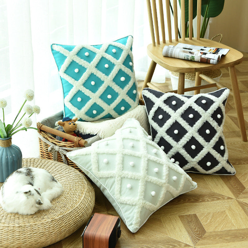 Elegant Home Decor Round Cushion Cover