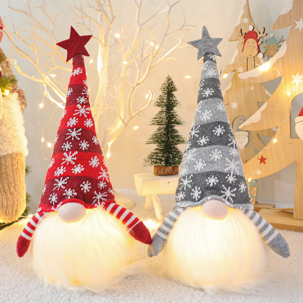 Christmas Gnome Faceless Doll | Holiday Home Decor & Xmas Ornaments