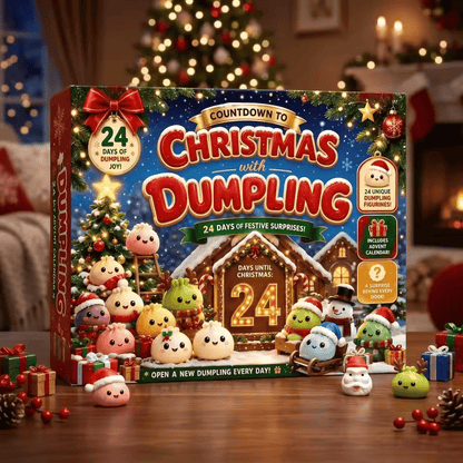 24-Day Christmas Mystery Dumpling Advent Calendar 2026 – Cute Squishy Surprise Toys & Holiday Gift Box