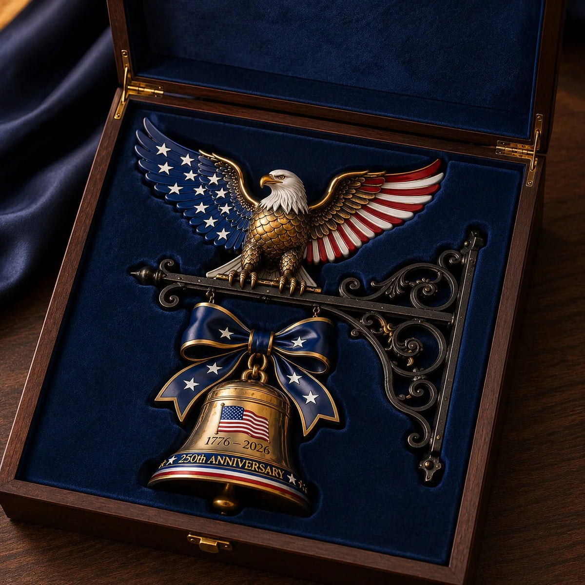 🔔 Ring in the Semiquincentennial: 1776-2026 "Spirit of Liberty" Eagle Bell 🦅