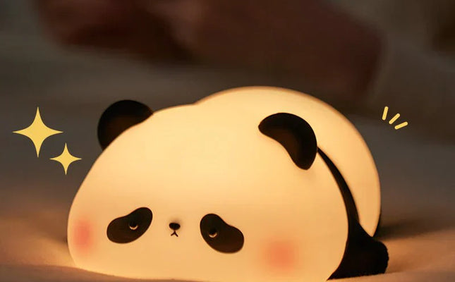Cute Panda Night Light LED Squishy Tap Lamp Best