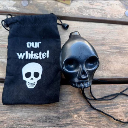 Halloween Skull Death Whistle | Scream Ocarina Musical Accessory
