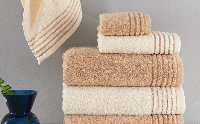 Luxury Solid Color Cotton Towels Collection