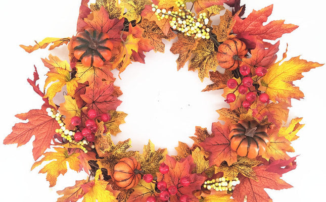 Christmas & Thanksgiving Wreath | Festive Holiday Decoration