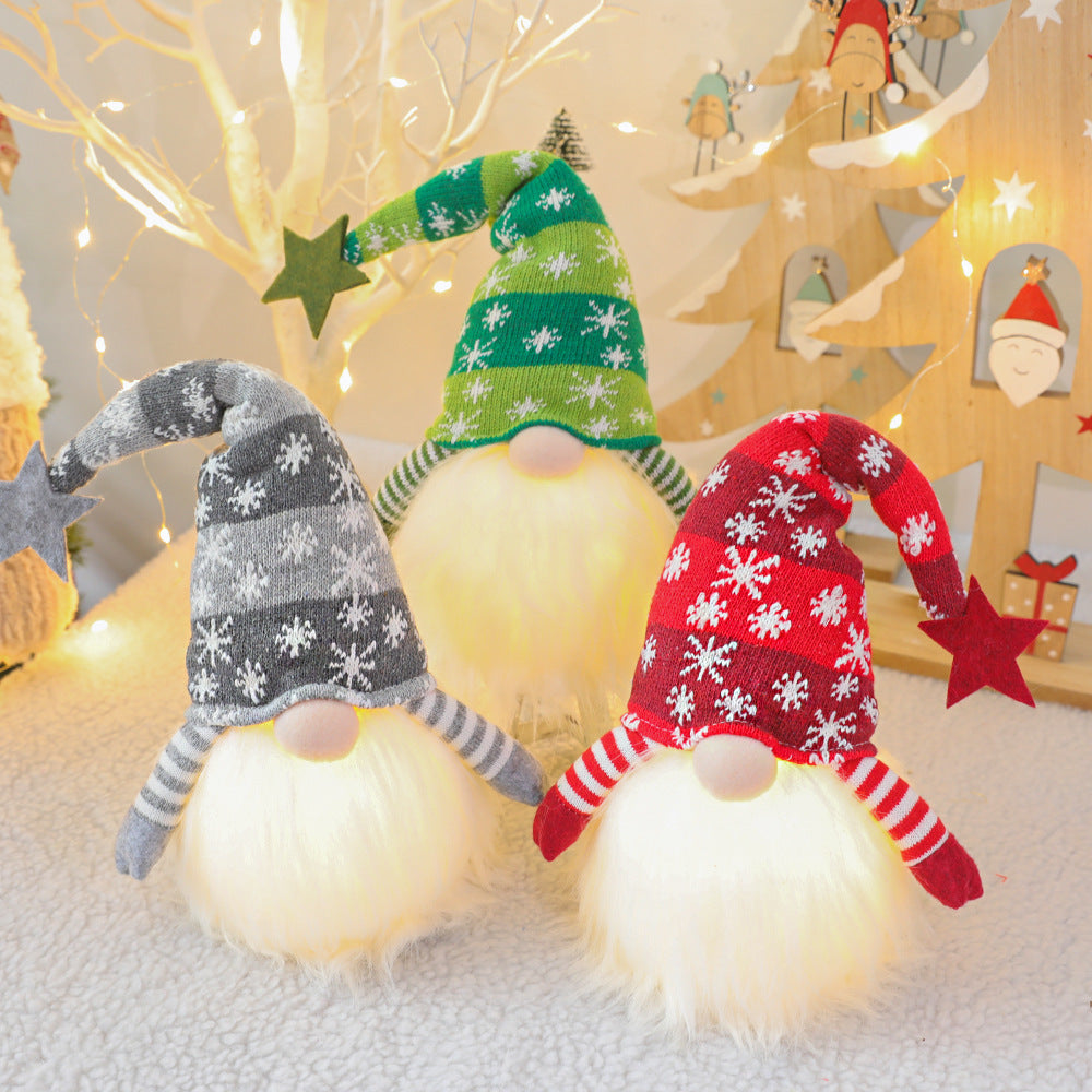 Christmas Gnome Faceless Doll | Holiday Home Decor & Xmas Ornaments