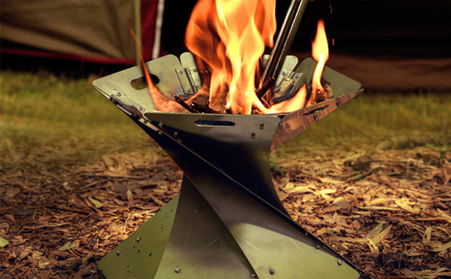Outdoor camping bonfire heater