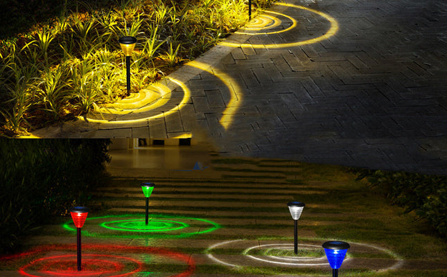 Decorative LED Solar Path Lights for Lawn and Yard
