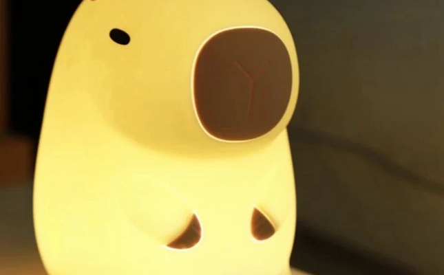 Cute Capybara LED Night Light