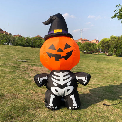 Pumpkin Head Halloween Decoration | Spooky Holiday Decor