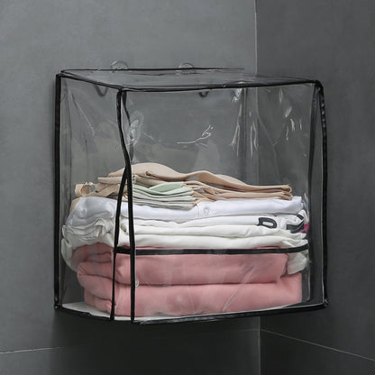 Bathroom Storage Box Shower Room Concealed Clothes Box Foldable Waterproof Bag for Bathroom Clothes Organizer Storage Box