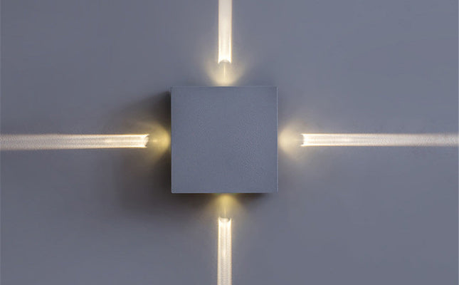 Modern Indoor LED Cross Wall Lamp for Living Room