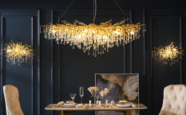 Elegant Model Home Art Deco Style Ceiling Lights