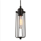 Vintage Industrial Black Iron Pendant Light