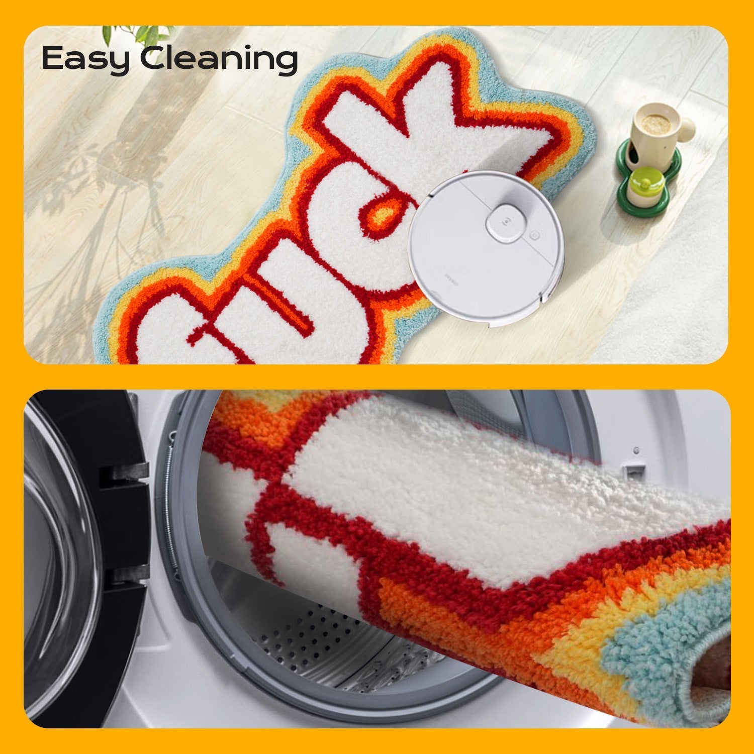 Area Rug Color Rug For Bedroom - Non Slip Bath Rug Absorbent Floor Mat For Bathroom - Cute Washable Small Shower Mat - Aesthetic Modern Home Decoration Birthday Gifts, Thanksgiving Day Decor, Christma