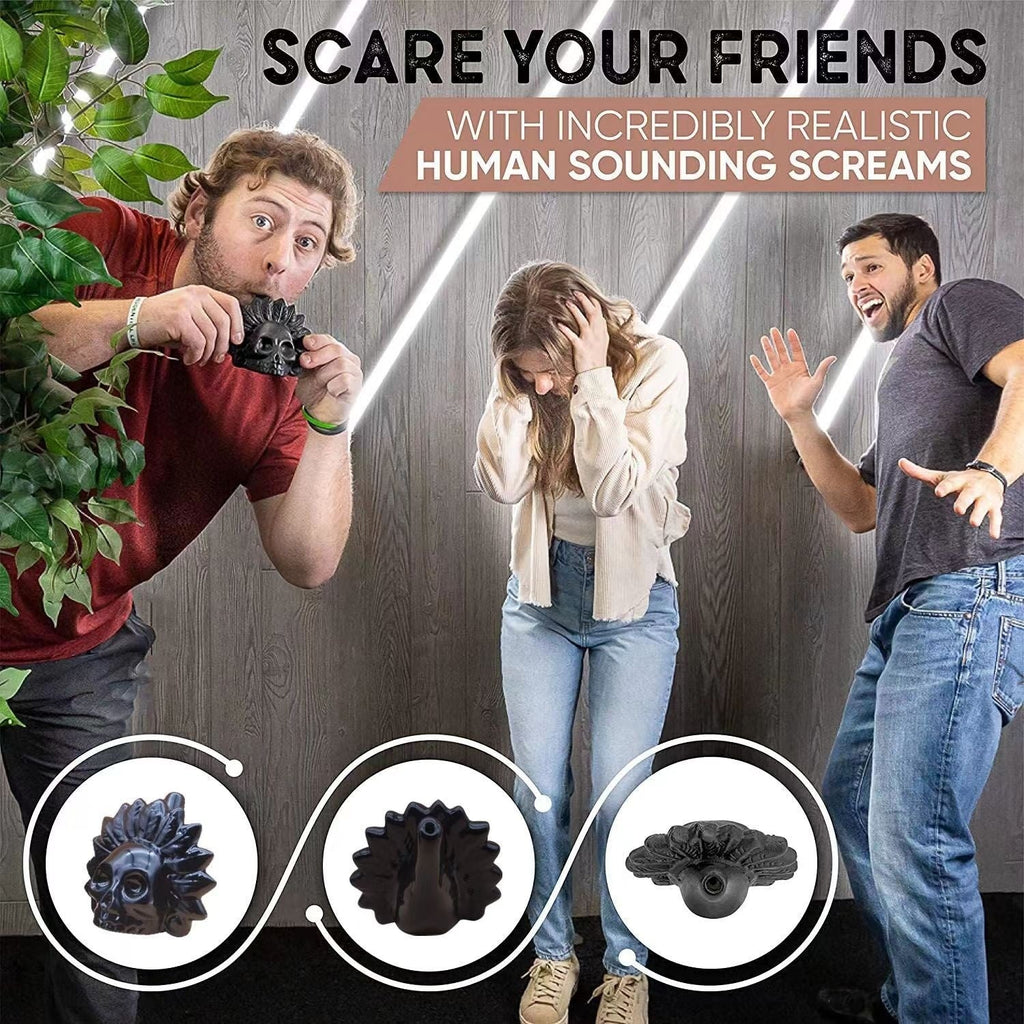 Halloween Skull Death Whistle | Scream Ocarina Musical Accessory