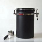 Black Airtight Coffee Storage Container