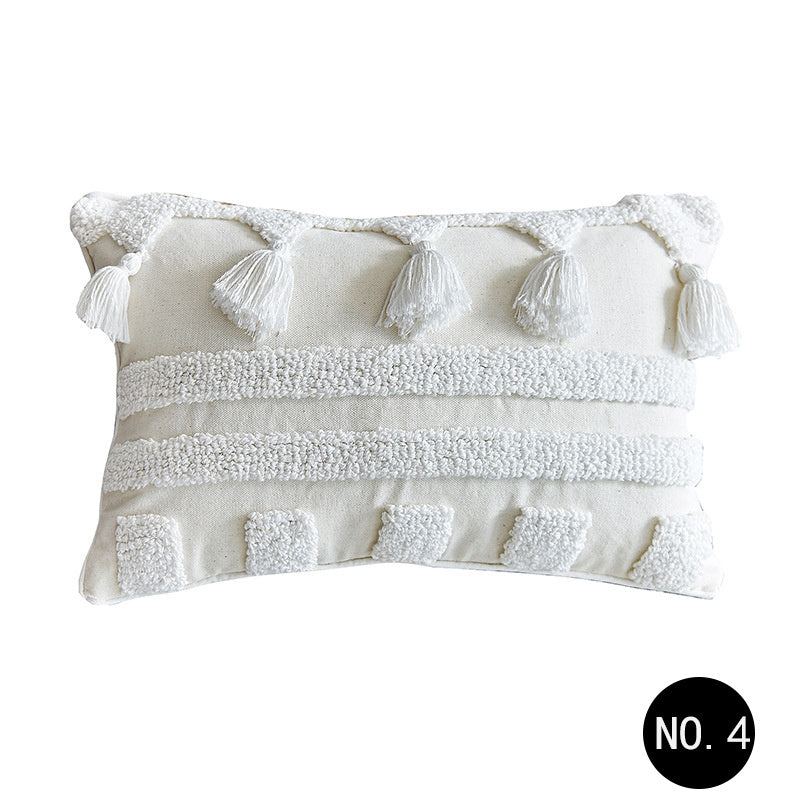 Simple Textured Decorative Cushion Cover