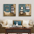 Aesthetic Retro Canvas Painting Wall Decor