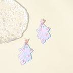 Halloween Earrings | Spooky Flower Laser-Cut Jewelry