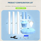 Street Lamp Bubble Maker Stand Machine with Lights