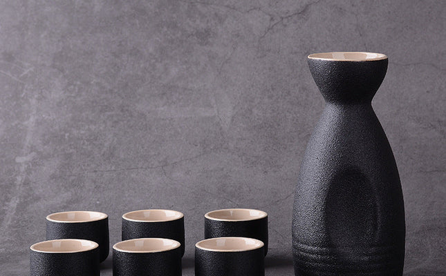 Sakura vintage sake set