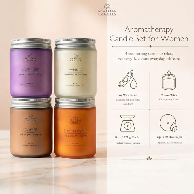 Luxury Scented Candle Gift Set for Women