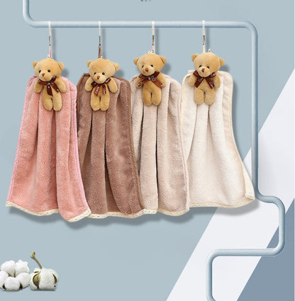 Soft Coral Fleece Dish Cloth/Hand Towel