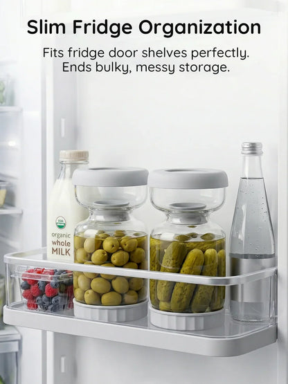 Pickle and Olive Hourglass Jar