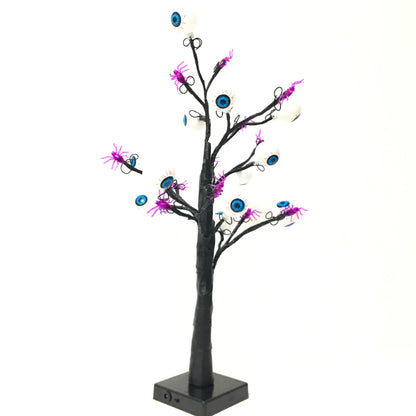 Halloween LED Ghost Eyeball Tree Light | Spooky Desk Lamp & Home Decoration