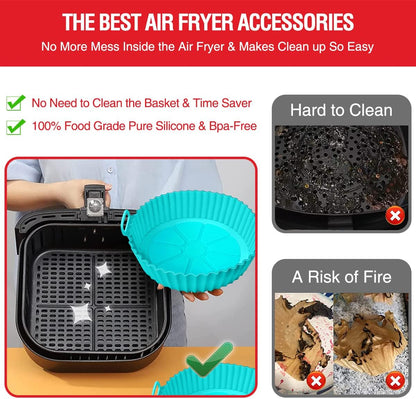 Air Fryer Silicone Baking Tray