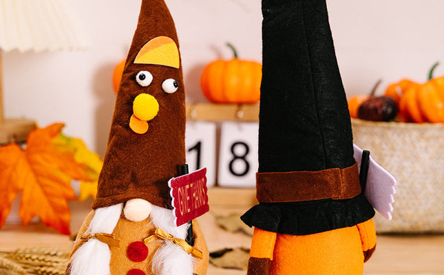 Thanksgiving Turkey Doll | Festive Home Decoration Ornament
