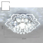 Elegant Entryway/Hallway Mini Crystal Lamp