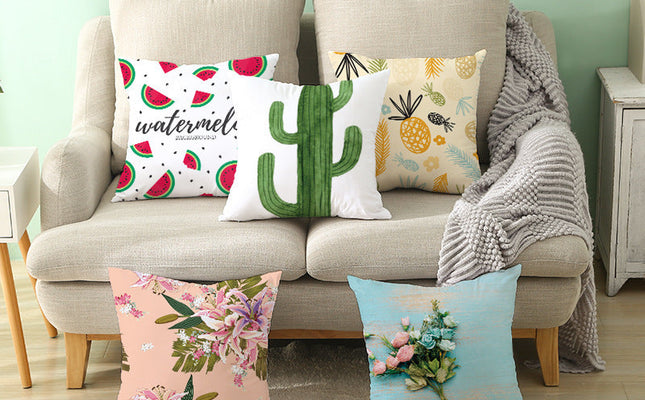 Tropical Home Decor Throw Pillow Case