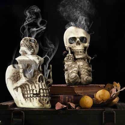 Halloween Skull Decoration | Resin Aromatherapy Craft for Home Decor