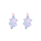 Halloween Earrings | Spooky Flower Laser-Cut Jewelry