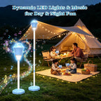 Street Lamp Bubble Maker Stand Machine with Lights