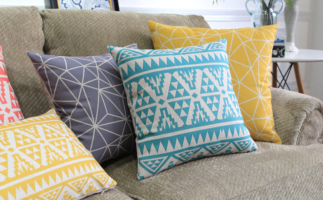 Modern Abstract Geometric Decorative Cushions