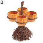 Halloween Pumpkin Snack Bowl | Broom Rack Party Decoration & Home Decor