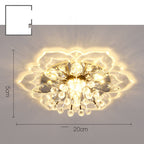 Elegant Entryway/Hallway Mini Crystal Lamp