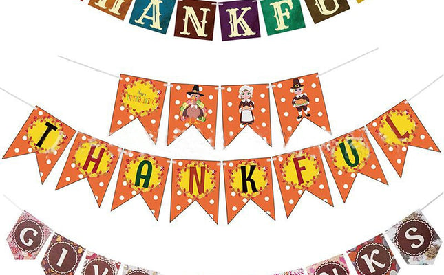 Thanksgiving Day Flag | Festive Holiday Outdoor & Home Decoration