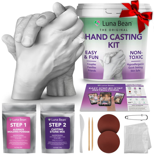 Luna Bean Original Casting Kit – Perfect Gift and Activity for Couples, Families, & Friends