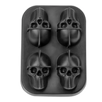 3D Silicone Skull Ice Cube Mold & Maker | Large Novelty Drink Tray