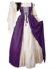 Gothic Victorian Dress  Medieval Halloween Costume for Women
