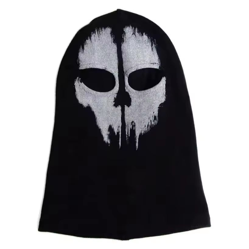 Ghost Skull Balaclava Spooky Face Mask for Motorcycle & Outdoor Wear