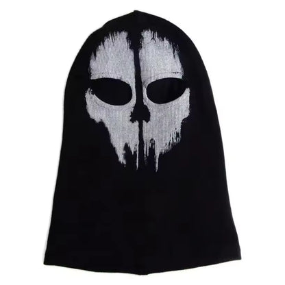 Ghost Skull Balaclava Spooky Face Mask for Motorcycle & Outdoor Wear